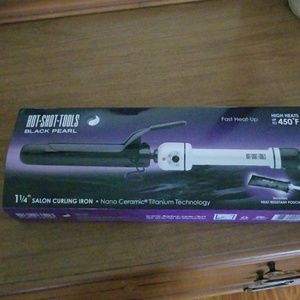 Salon curling iron